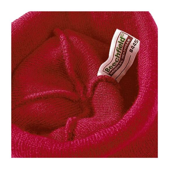 Beechfield Unisex Plain Winter Beanie Hat / Headwear (Ideal for Printing) / Clas - Picture 2 of 4